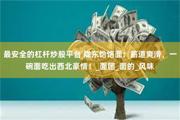 最安全的杠杆炒股平台 陇东饸饹面：筋道爽滑，一碗面吃出西北豪情！_面团_面的_风味
