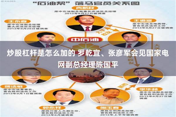 炒股杠杆是怎么加的 罗乾宜、张彦军会见国家电网副总经理陈国平