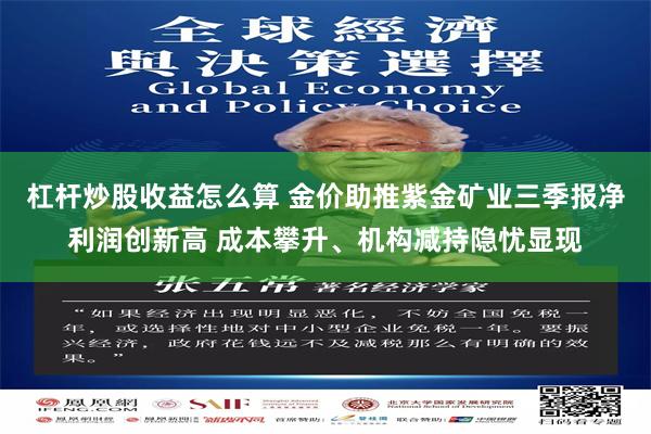 杠杆炒股收益怎么算 金价助推紫金矿业三季报净利润创新高 成本攀升、机构减持隐忧显现